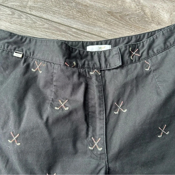 Liz Golf Cathren Golf Club Embroidered Capri Pants - Picture 3 of 13